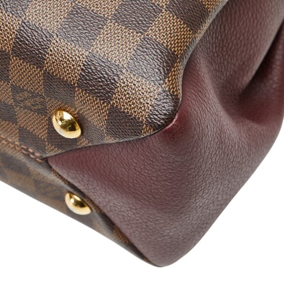 LOUIS VUITTON Brown Damier Leather Shoulder Bag - Picture 6 of 14